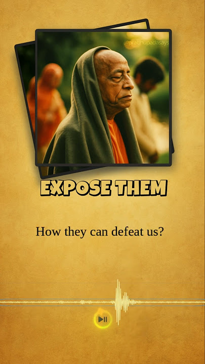 Expose Them - #Prabhupada #90| #srilaprabhupada #prabhupadasays