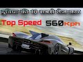 Top 10 Fastest Cars In The World 2021 | Top speed Cars | Fastest cars 2021