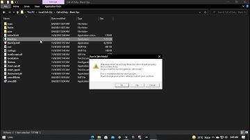 COD: not opening safe mod error