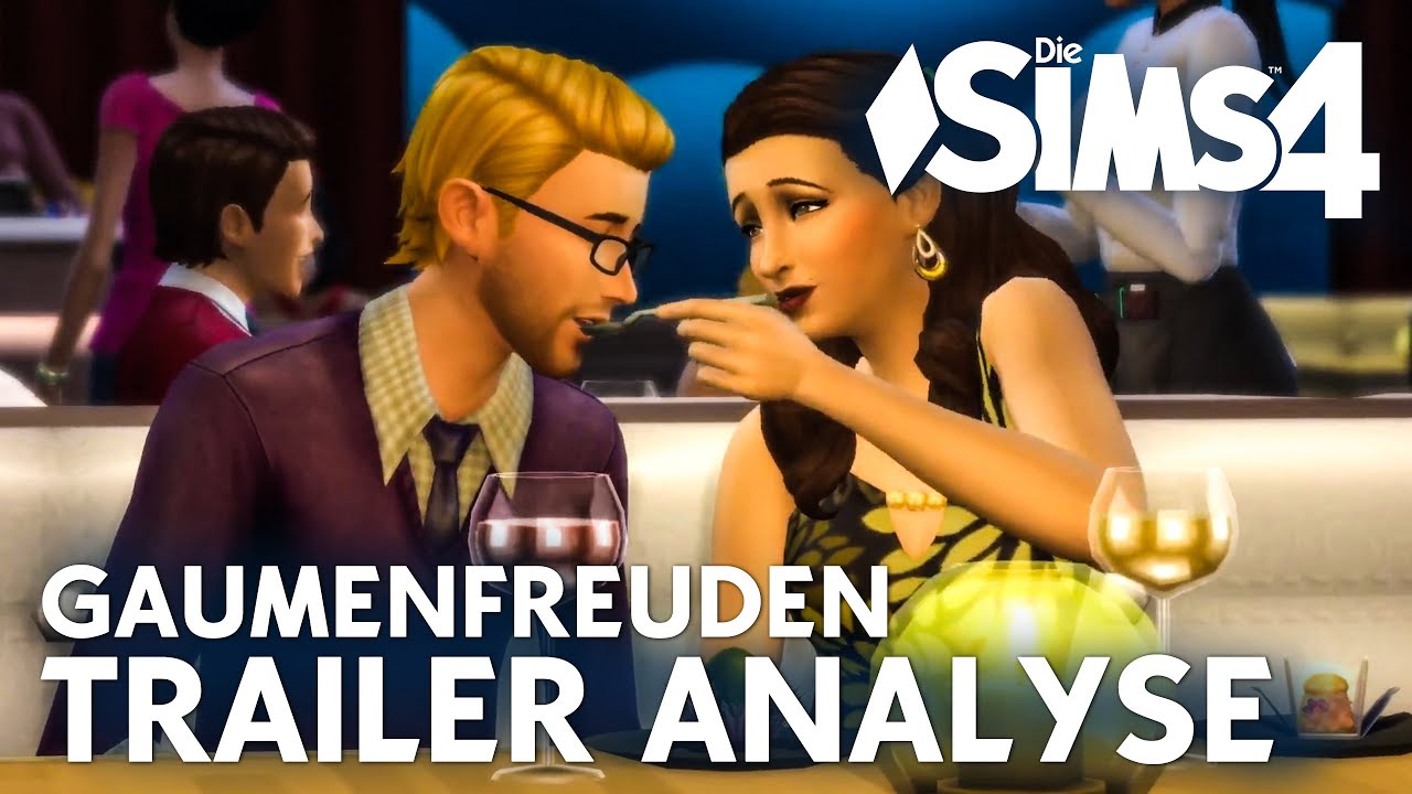 Die sims 4 restaurant gameplay pack trailer analyse gaumenfreuden