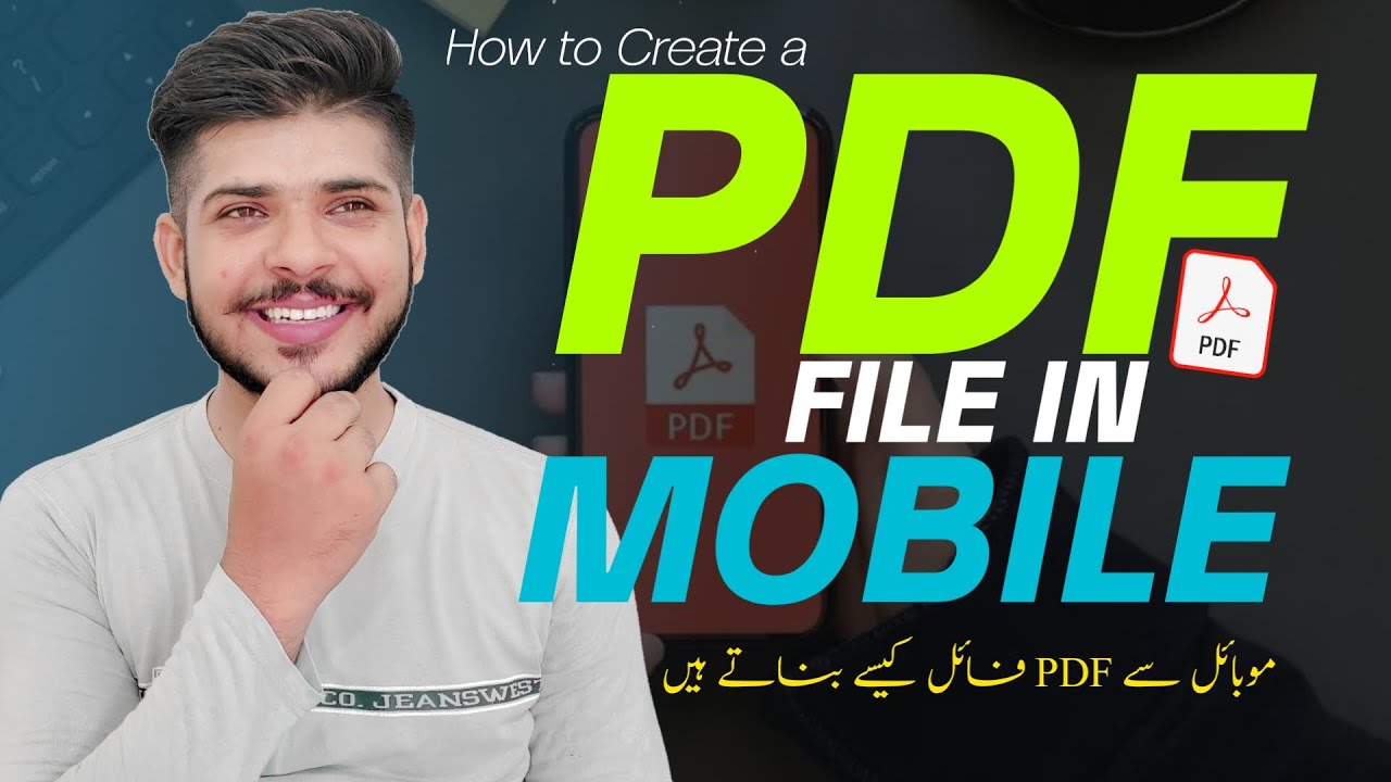 How to Create a PDF file on your Mobile, how to make pdf file in ...