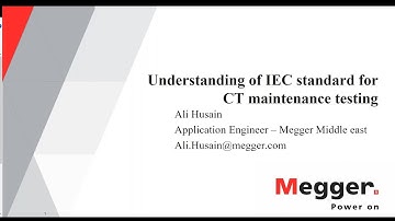 Understanding of IEC standard of CT maintenance