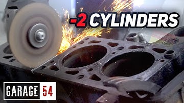 We cut an engine in two and start the remaining half