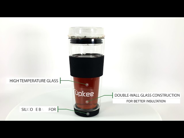 Tupkee Double Wall Glass Tumbler - Key Features 