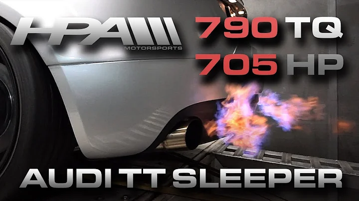 HPA FTX700 Dyno video - 790ft-lbs 705hp Audi TT