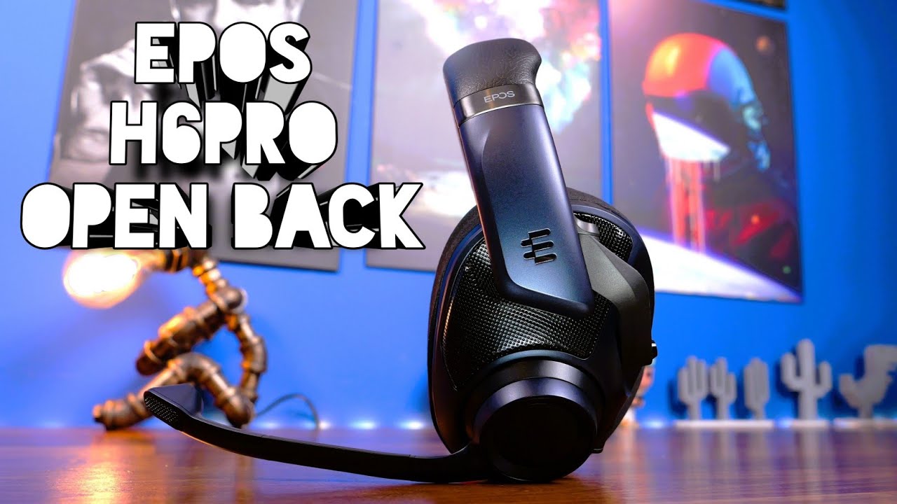 EPOS H6 Pro Open back unboxing and review - in Sebring Black with mic test  