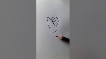 How to Draw a Cute Thumbs Up 👍 Easy Tutorial #art #shorts #foryou #satisfying #tutorial #howto #cute