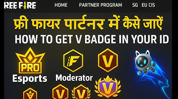 HOW TO ENTER FREE FIRE PARTNER PROGRAM | V BADGE 🚀 | #freefire #vbadge #birdtrend 