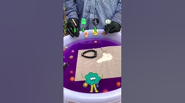 TRY TO GUESS HOW MANY TISSUE PAPER IT TOOKS! #asmr #oddlysatisfying #water