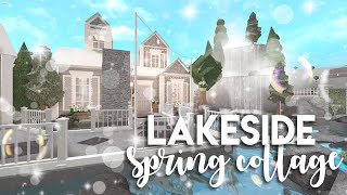 Roblox Bloxburg Lakeside Spring Cottage House Build Youtube - roblox lakeside