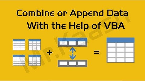 How to Append multiple workbooks into one worksheet with VBA (Hindi/Urdu)
