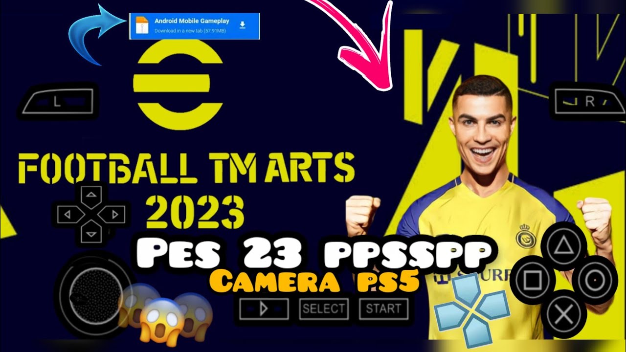 PES 2023 PPSSPP Highly Compressed Download For Android Mobile