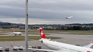 🇨🇭 Zurich Airport Switzerland Runway View from the Lounges | Zurich Tour Guide by World by Tomas 83 views 1 month ago 1 minute, 59 seconds