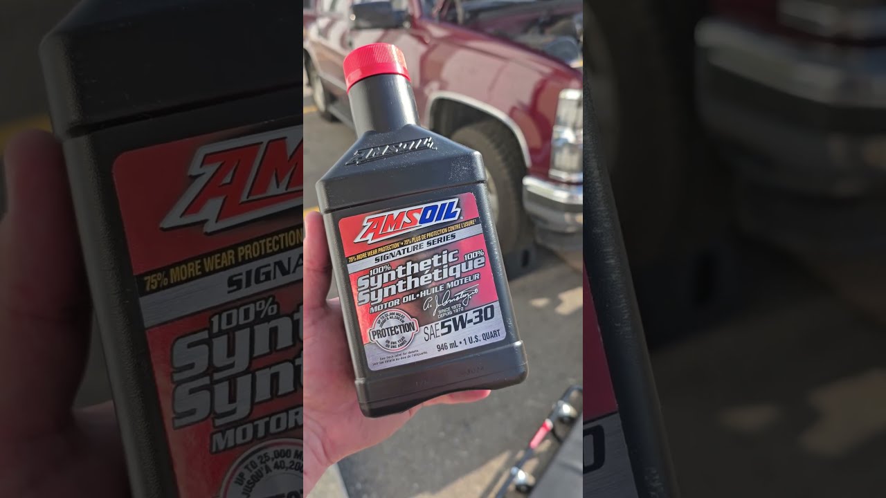 First Time Using Amsoil 5W 30 Motor Oil Automobile Oilchange