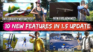 New Features In PUBG Mobile 1.5 Update | Matrix Arena |