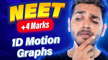 1D Motion Graphs  NEET PYQs | Vikrant Kirar