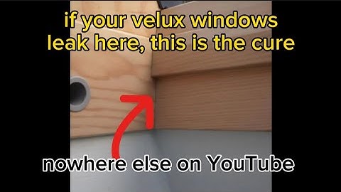 VELUX LEAK CURE - save ££$$ on unnecessary repairs! 1st on YouTube. Please watch until the end.