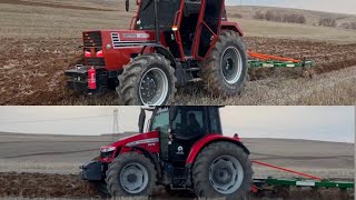 Tümosan 8095 & Mey Ferguson 5712S Güz Nadası Tümosanın Çekişi Ve Hangi Pulluk Kullanılmalı?