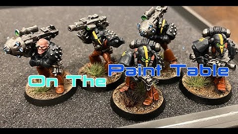 On the Paint Table - MORE Rogue Trader Marines, LUNAR and more!