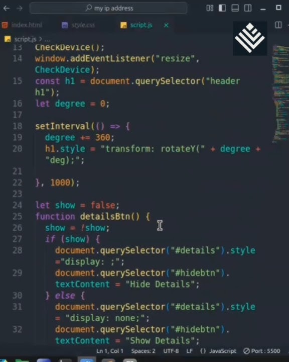 ip address chacker. #shorts #viral #coding #programming #webdevelopment #ipaddress #isp #api