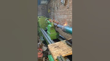 Drive shaft welding #machininst #lathemachine #automobile #machineshop #welding #machine #engineer