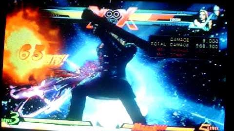 UMVC 3 Chun-Li air throw combo to leg stomp OTG cross over combination with Nemesis assist 4 EX SBK