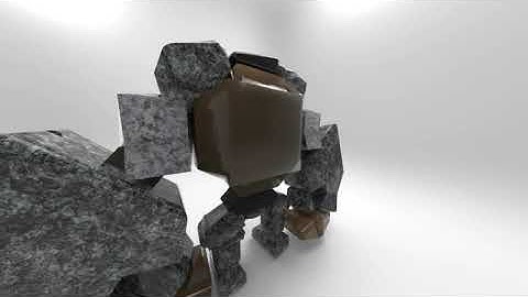 The 3D golam - 3D maya model rendering in keyshot