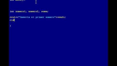 C++ tutorial - suma de 2 numeros.avi