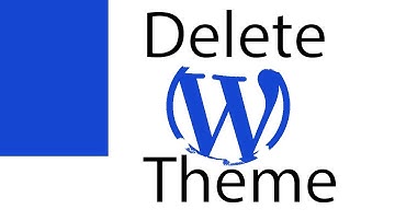 How to delete a wordpress theme
