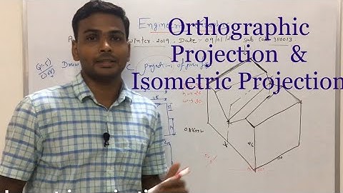 Chapter -13.6- Isometric Projection Examples |  GTU  |Engineering Graphics