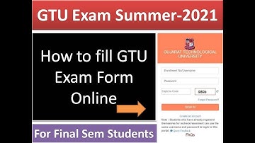 How To fill  Summer-2021 Exam Form GTU ?GTU Exam Form summer-2021 Exam