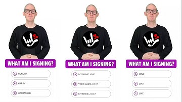 👨‍🎓 ASL Quizzes #1 | Test Your Understanding In American Sign Language | Learn ASL