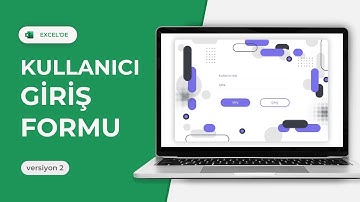 EXCEL Kullanıcı Giriş Formu (Versiyon2) - 5 Farklı Rol Seçimi ve 2 Farklı Form Tasarımı | EXCEL 751