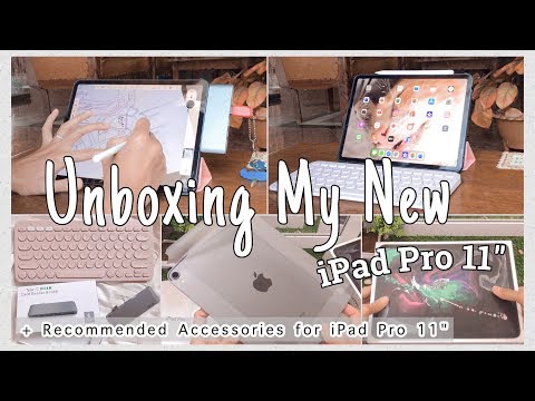 unboxing iPad Pro 2018 size 11    accesorries  Indonesia  - beli dari gaji youtube pertama