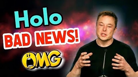 HOLO HOT: Bad News Today || HOLOCHAIN Price Prediction 2021 ||  HOLO Technical Analysis
