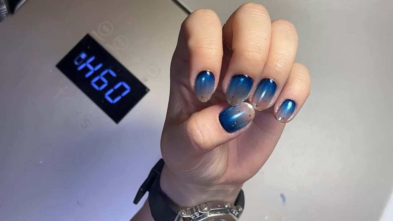 【セルフネイル】左手かえるよ(*´︶`*)ﾉ