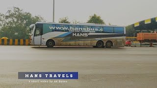 Volvo B11R | Volvo multi axle Sleeper Coach Bus of Hans Travels Raipur To Indore & Raipur To Pune