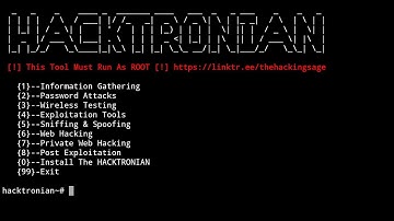 HACKTRONIAN attack Website