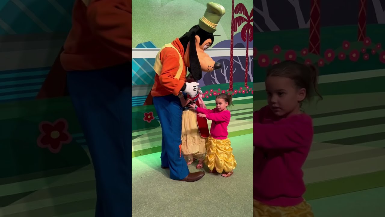 Meeting Mickey And His Friends Disney Disneyworld Charecter Mickeymouse Minniemouse Goofy