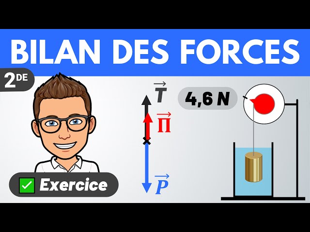 Caractéristiques d'une FORCE ✅ Exercice corrigé | 3e | Seconde