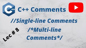 Comments in C++, Lec-8 |C++ Programming Language for beginners in Urdu/Hindi 2021|