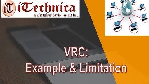 8. VRC (Vertical Redundancy Check) with example and problem