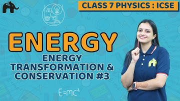 Energy Class 7 ICSE Physics | Selina Chapter 3 | Energy Transformation & Conservation #3