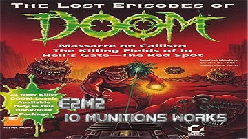 Doom: The Lost Episodes of Doom - E2M2: Io Munitions Works (100%) [DOSBox]