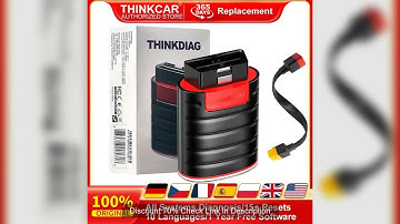 THINKCAR Thinkdiag OBD2 Scanner Bluetooth All System 16 Reset Service Car Diagnostic Tool Active Tes