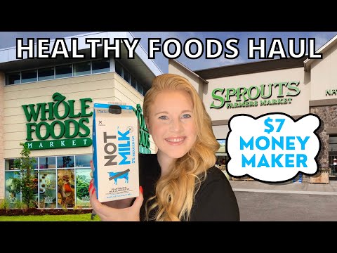Healthy Foods Couponing | Whole Foods & Sprouts Haul | $7 MONEY MAKER!!! 🔥
