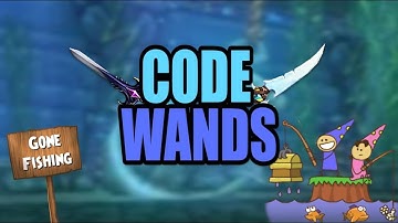 Wizard101: How to get code wands by Fishing!
