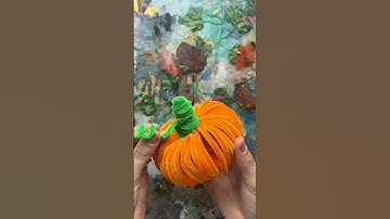 DIY pumpkin lamp for fall 🎃🍂