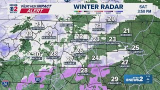 Winter Storm: WFMY Team Coverage (4:15 PM, January 24, 2026)