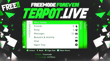 NEW!! BEST FREE FOREVER TEAPOT.LIVE EMULATED STEALTH SERVER 17526! | FREE DOWNLOAD | (JTAG/RGH ONLY)